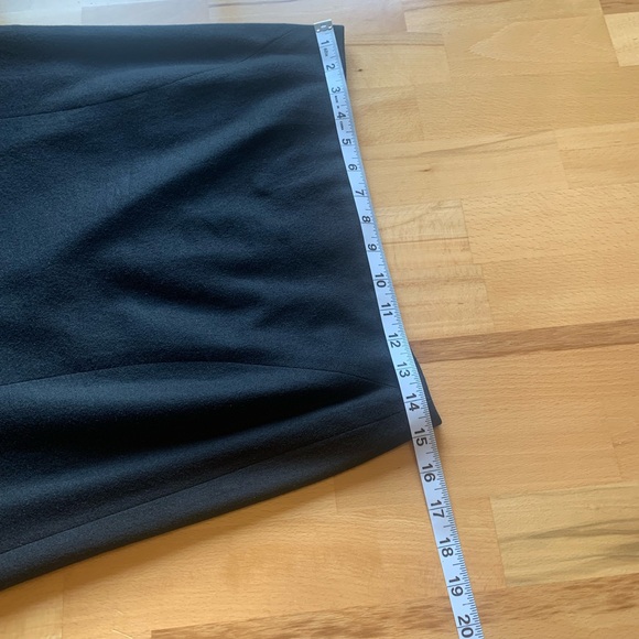 Talbots black A-line skirt wool size 4 - Picture 10 of 11
